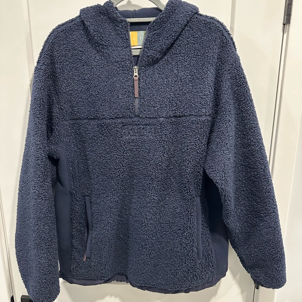Kith quarter zip Sherpa